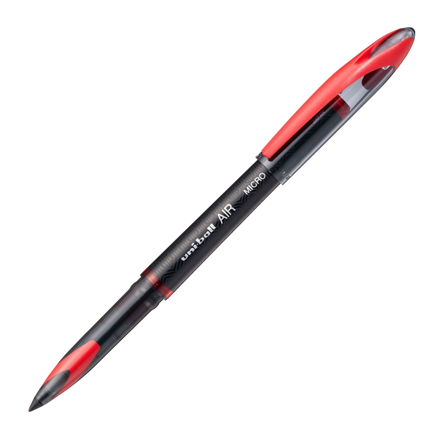 Roller 0.5mm Uni-Ball UBA-188-M AIR, corp negru/cerneala rosie